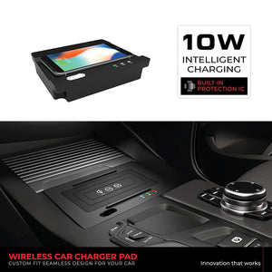 Wireless Charger 10W Fast Charging Pad Compatible with Crysta only (Black)