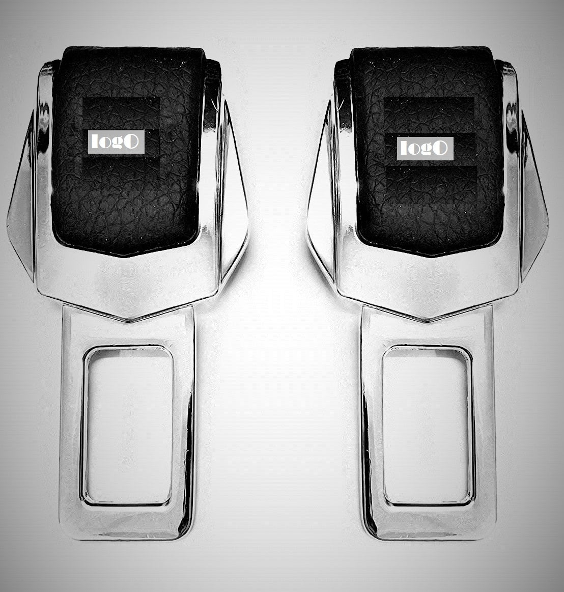 Car Safety Alarm Stopper Null Insert Seat Belt Buckle Clip for All Cars - Set of 2 Pcs