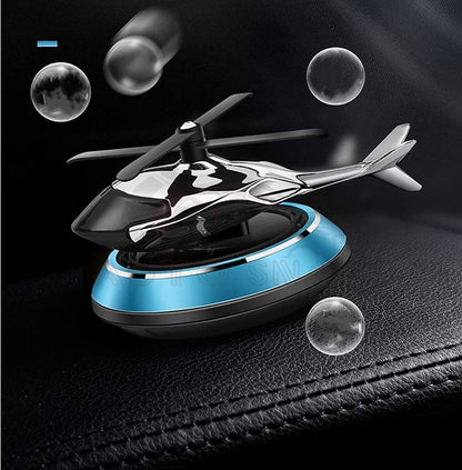 Solar Helicopter Car Dashboard Perfume â€“ Fragrance  Car Air Freshener