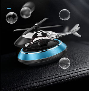 Solar Helicopter Car Dashboard Perfume – Fragrance  Car Air Freshener