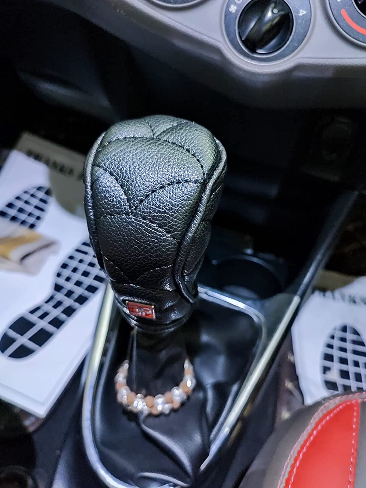 CarOxygen Universal Anti-Slip Soft Sponge Padded  Car Gear Shift Knob Cover