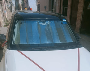 Car Windshield Sunshade UV Ray Reflector Auto Window Sun Shade Visor Shield Cover, Keeps Vehicle Cool- Sliver (130" x 60")