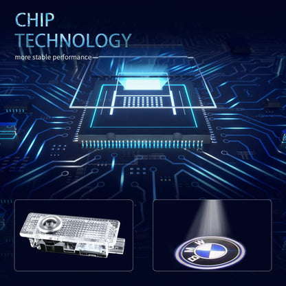 Car LED Door BMW Welcome Logo Projector Ghost Shadow Light for X1, X3, X5, X6 Class, 7 Series, 3 Series GT, 6 Series Interior Accessories