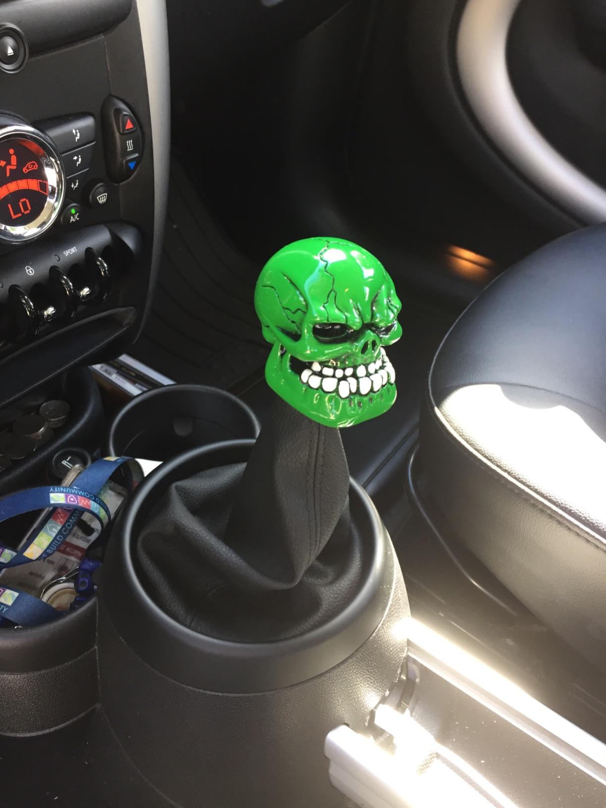 Gear Stick Knob Skull Style Shift Head Replacement Shifter Fit Most Manual Automatic Cars