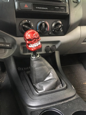 Gear Stick Knob Skull Style Shift Head Replacement Shifter Fit Most Manual Automatic Cars
