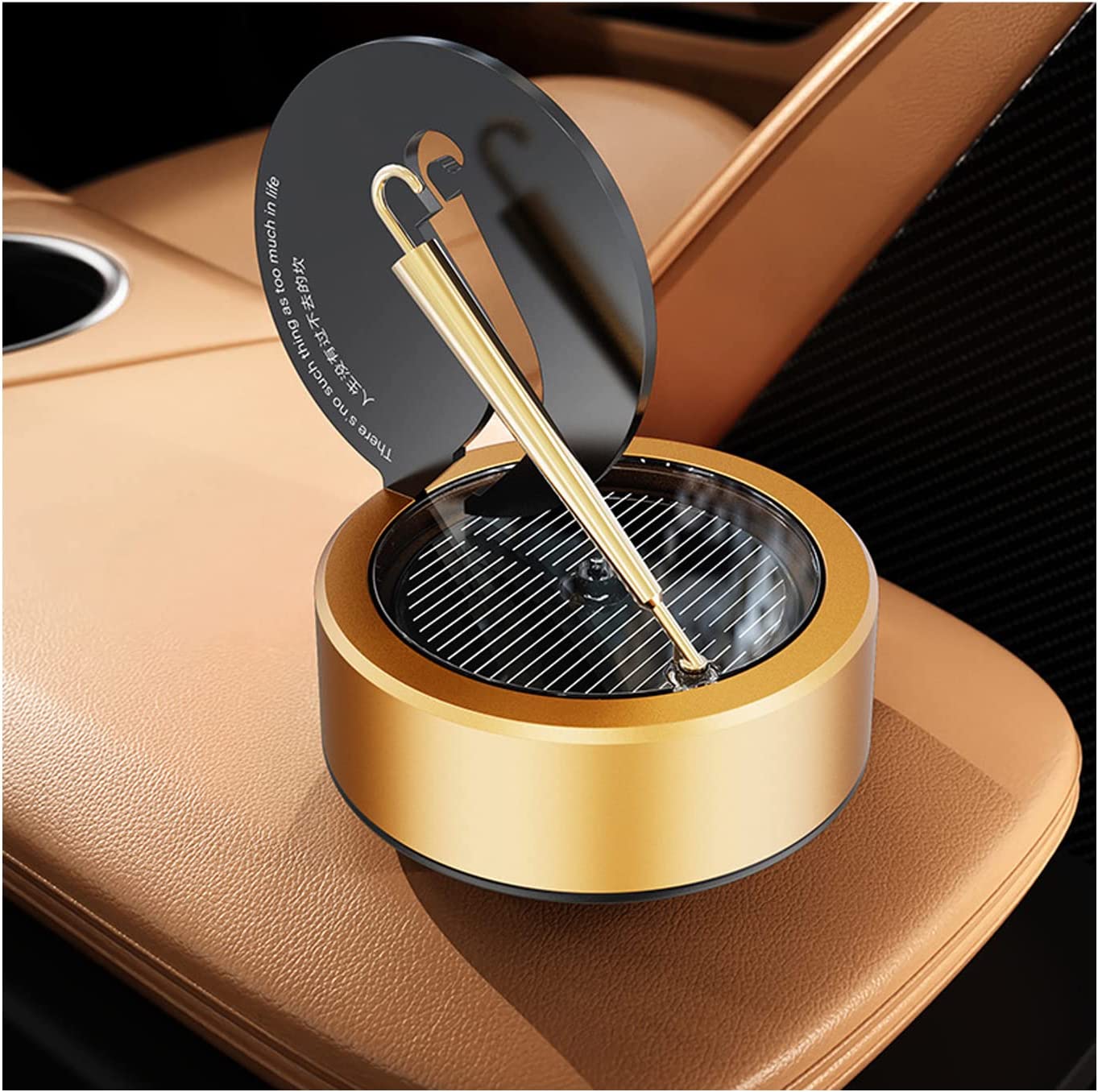 Rotating Umbrella Solar Car Aromatherapy Artwork, Car Air Fresheners, Solar Energy Car Perfume Air Freshener, Car Decoration Car Diffuser for Car Office Home