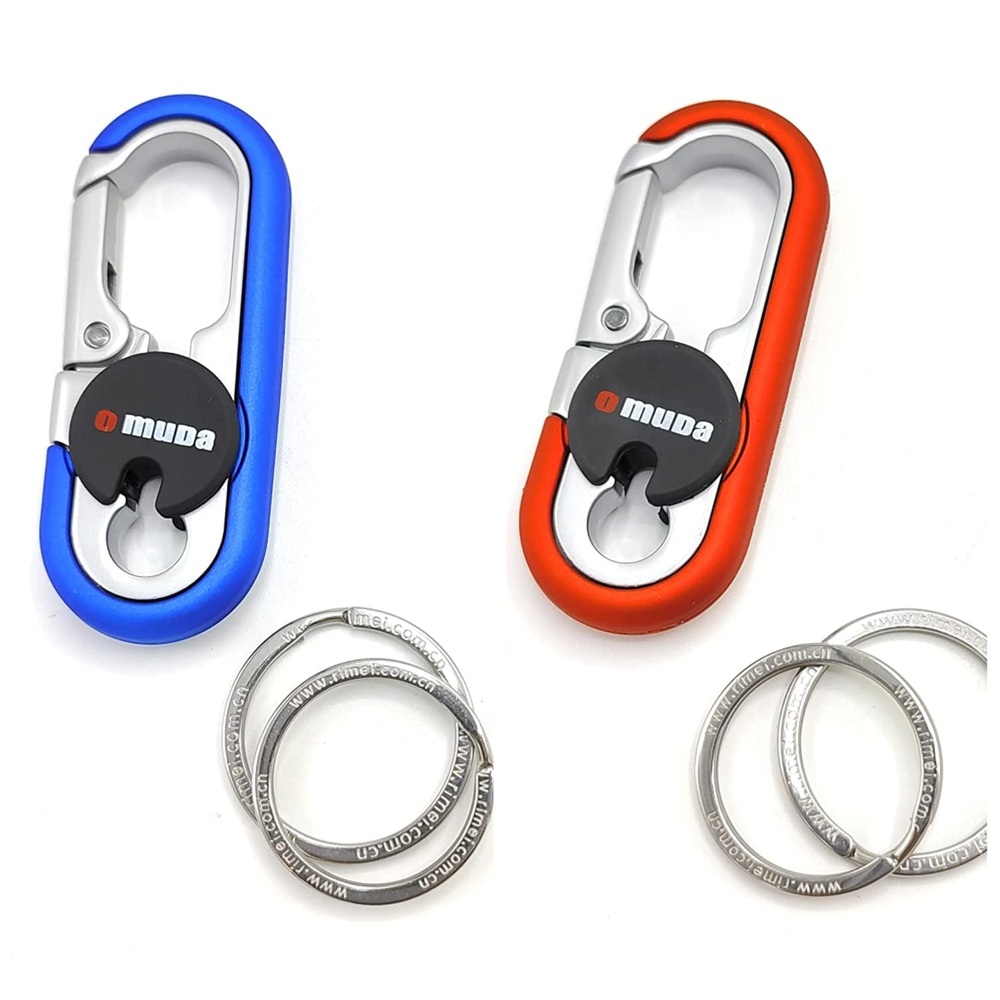 Key Chain with (2 Extra Key Rings and Gift Box) Heavy Duty Car Keychain for Men and Women