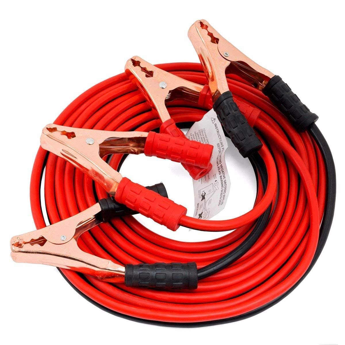 Jumper Cable, Car Battery Jumper Cable, Heavy-Duty Battery Jumper Cable, Car Jumper Cable (Red Positive, Black Negative) (1000 AMP Booster Cable)