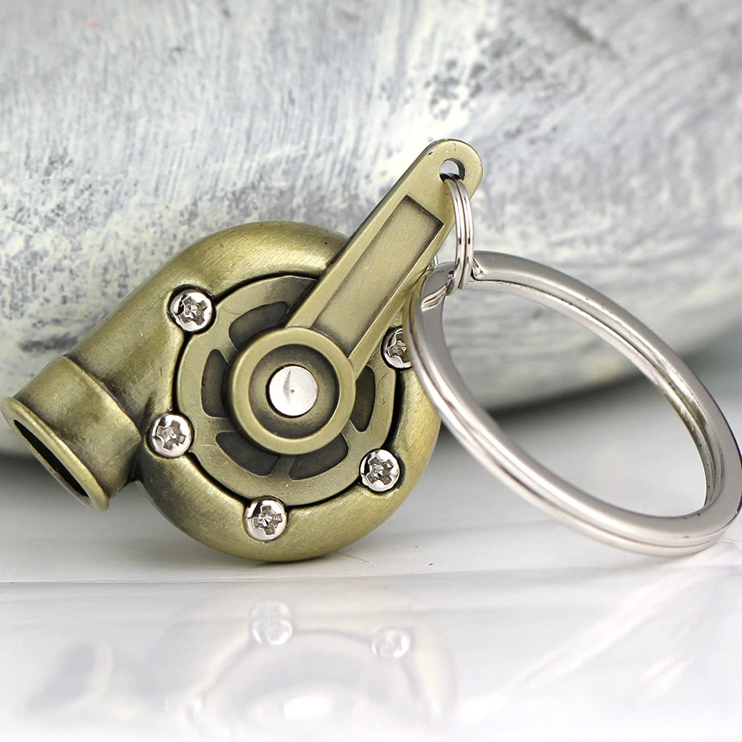 Caroxygen - turbo-keychain creative mini flashlight with sound key chain