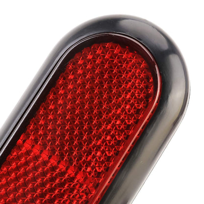 CarOxygen Car Reflective Stick-On Sticker Red Warning Safety Reflector Strips (Universal)- Pack of 2