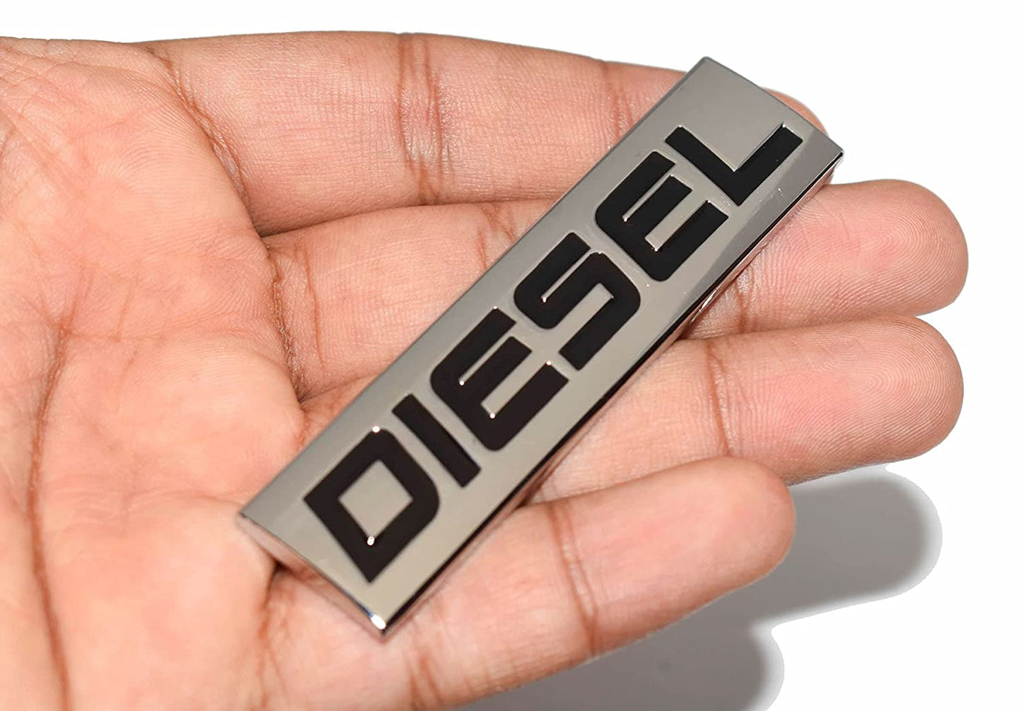 Diesel Sticker for Car Fuel Tank, Metal (Black)