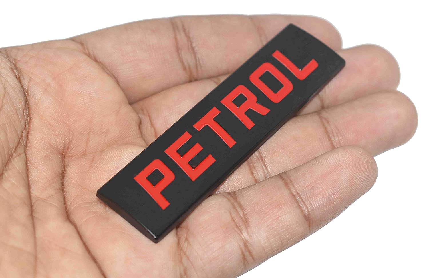 Petrol Sticker for Car Fuel Tank, Metal (Black) - caroxygen