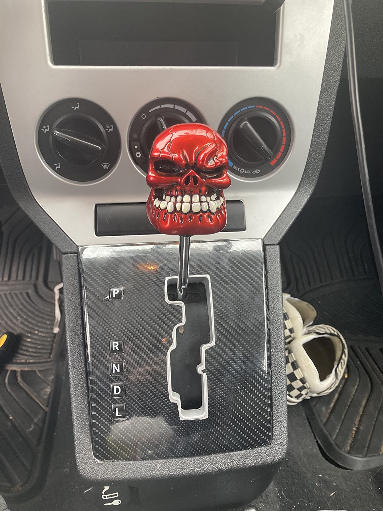 Gear Stick Knob Skull Style Shift Head Replacement Shifter Fit Most Manual Automatic Cars