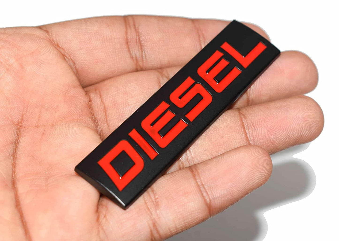 Diesel Sticker for Car Fuel Tank, Metal (Black)