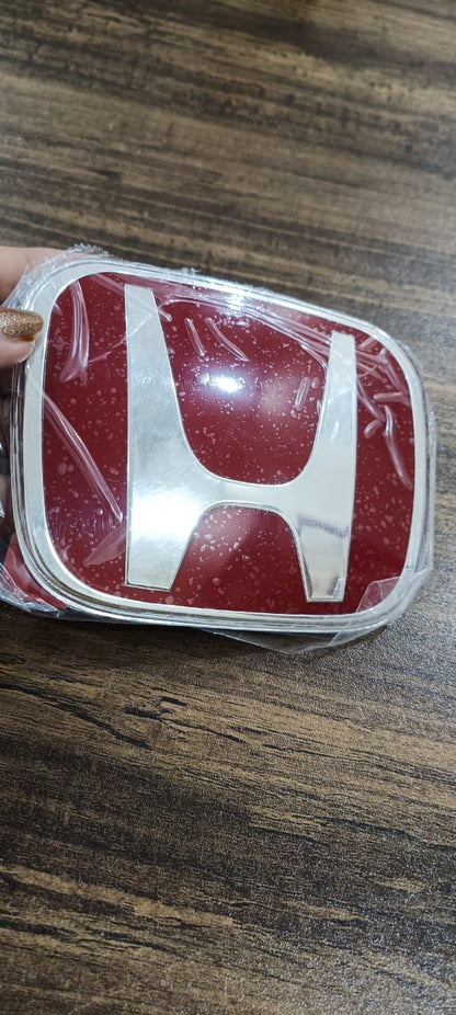 Genuine Honda 06-11 FD2 CIVIC TYPE R Front Red "H" Emblem 75700-SNW-003 -X9K21