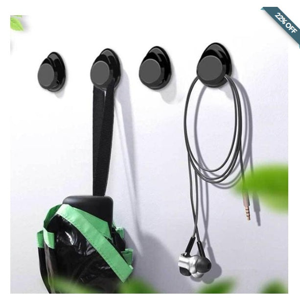 Car Mini Convenient Hooks Bags Hanger Holder (Black)