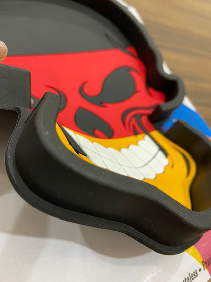 Car Dashboard Skull Mat Anti-Slip Gel, Non-Slip Pad For Cell Phone, Sunglasses, Keys And More (Car Mat All In One)