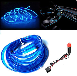 EL Wire Car Interior Light Ambient Neon Light for All Cars with