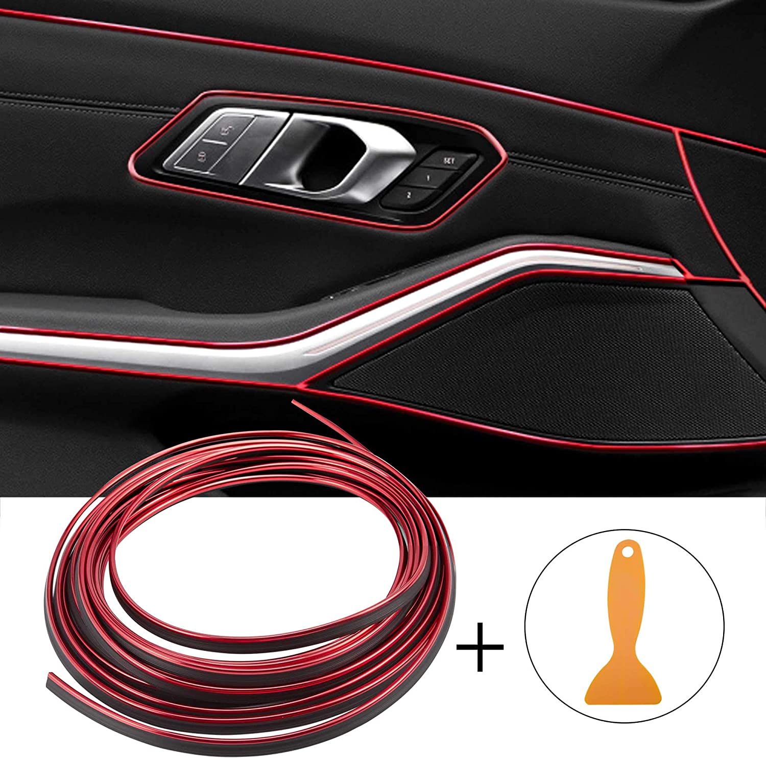 Car Interior Trim Strips - 16.4ft Universal Car Gap Fillers Automobile -  caroxygen