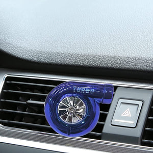 Turbine Shape Style Car Air-Vent Air Freshener | Essential Scent Car Fragrance Diffuser Perfume Aromatherapy Interior Decoration For All Type Cars AC Vents - 1pcs