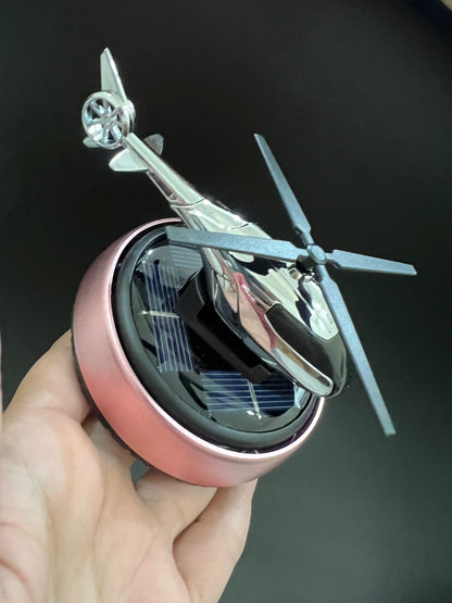 Solar Helicopter Car Dashboard Perfume â€“ Fragrance  Car Air Freshener