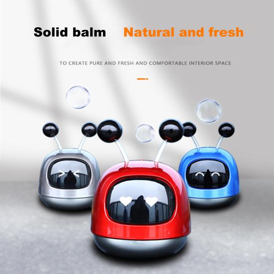 Shaking Head Design Natural Smell Car Perfume Lovely Car Robot Aromatherapy Diffuser for Truck