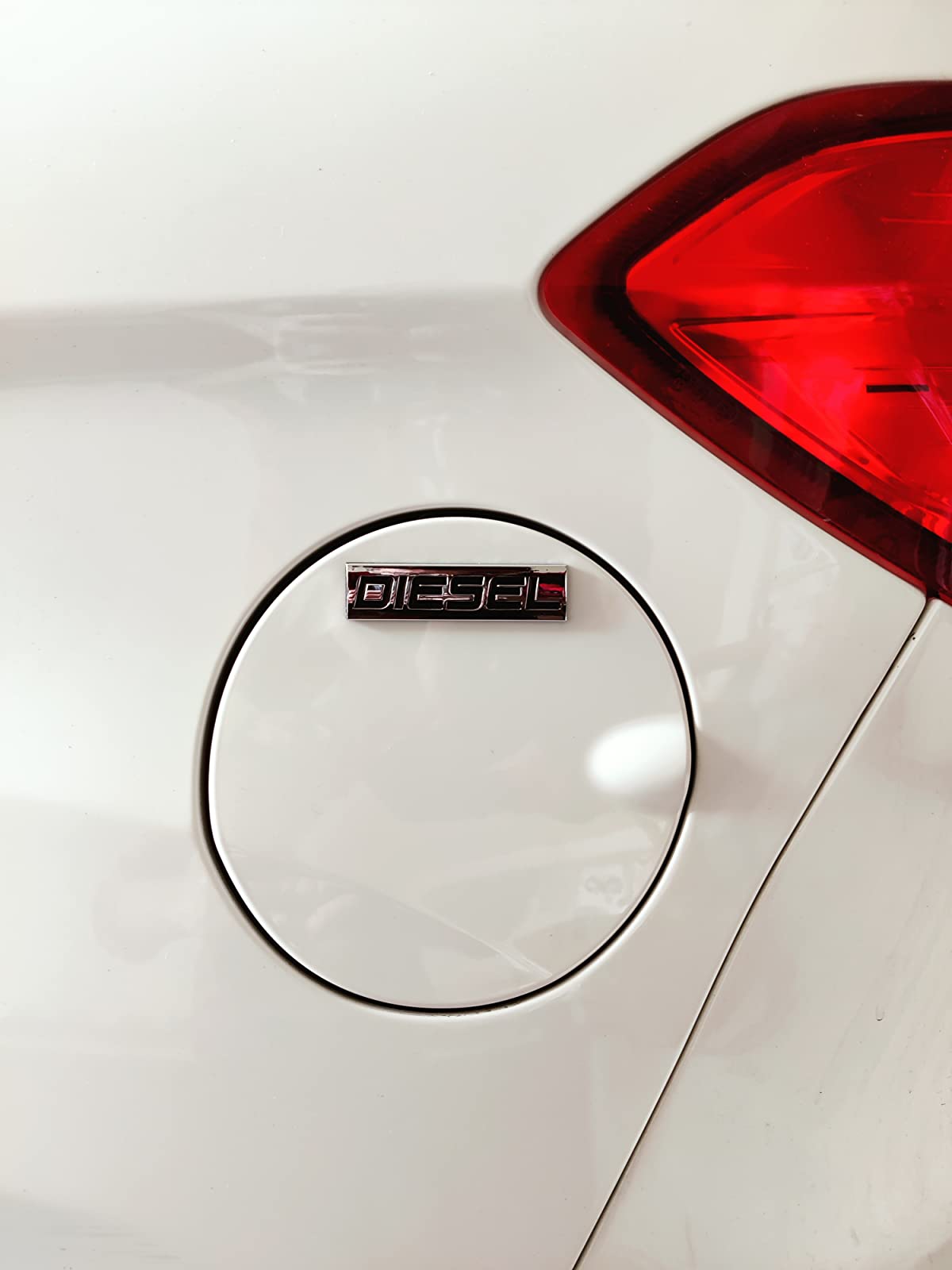 Petrol Sticker for Car Fuel Tank, Metal (Black)