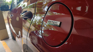 Diesel Sticker for Car Fuel Tank, Metal (Black)