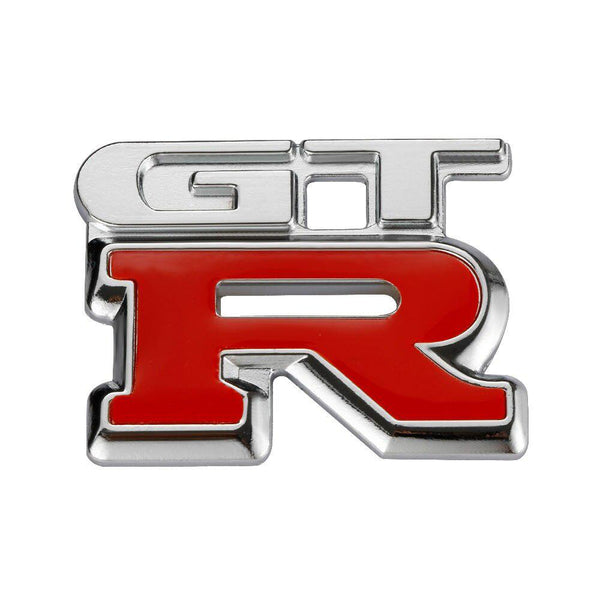 for GT R Auto Emblem Logo Schriftzug Aufkleber 3D Kofferraum Chrome GTR GTS  NEU - AliExpress