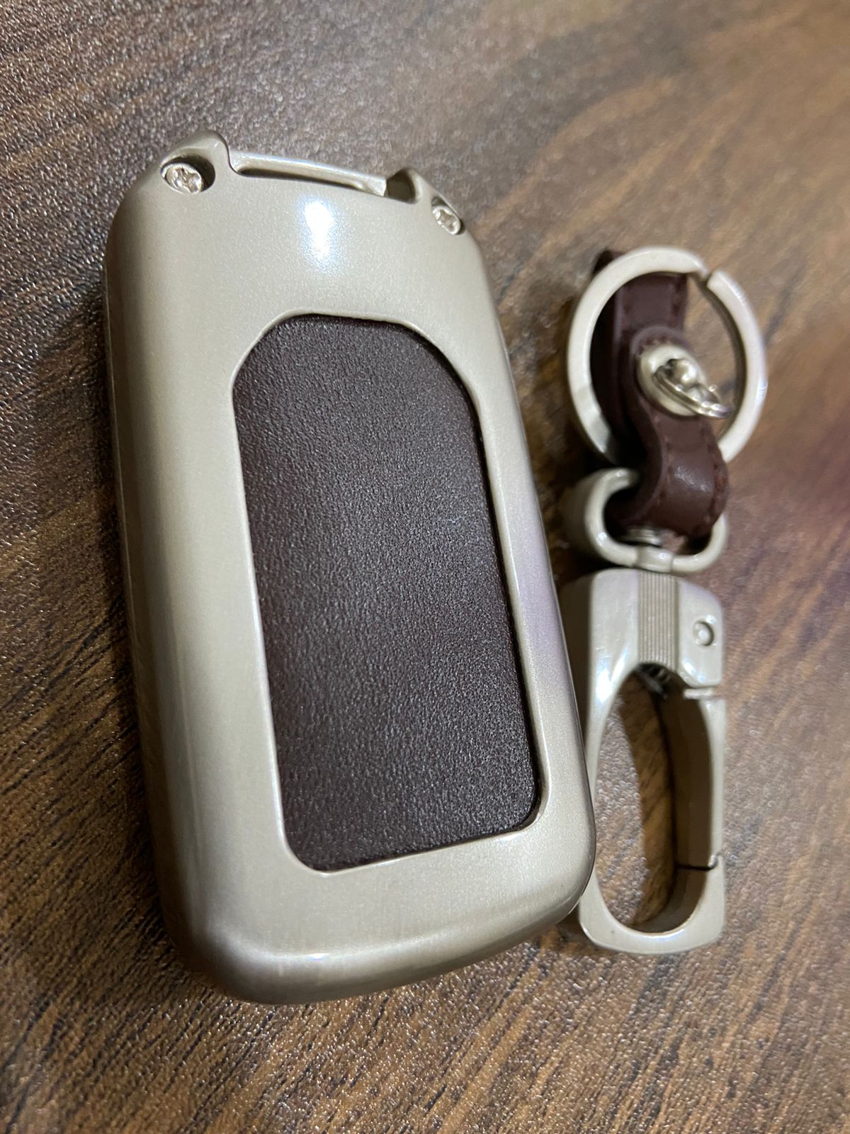 KEYLESS Key Cover Case Fob For Honda City Ivtec/Idtec And New Jazz TOP MODEL In Zinc Alloy And Leather Black Color