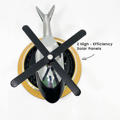 Solar Helicopter Car Dashboard Perfume â€“ Fragrance  Car Air Freshener