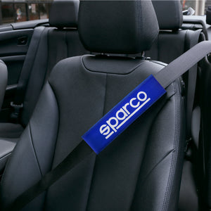 Car Oxygen - Sparco Car Seat Belt Shoulder Pads (Pack of 2) - caroxygen