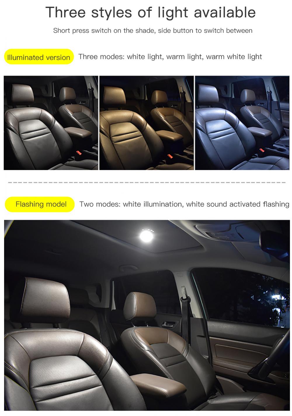 LED Vehicle Car Interior Light Dome Roof Ceiling Reading Trunk Car Light Lamp High Quality Bulb Car Styling Night Light