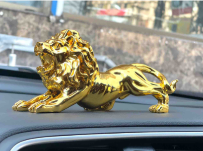 CarOxygen - Metal Gold Plated Showpieces Car Dashboard Ornaments Accessory, for Home Decor, Living Area, Table Top, Bedroom, Kids Room, Office