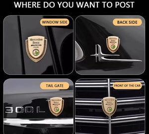 1pcs Car Side Body Sticker Car Badge Emblem Labeling for Mercedes Benz AMG A B R G Class GLK GLA C200 E200 Styling