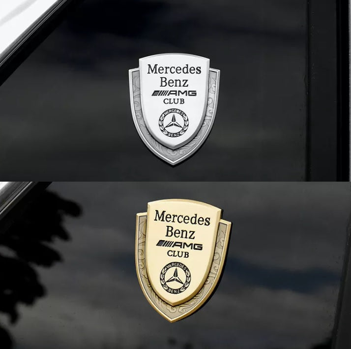 1pcs Car Side Body Sticker Car Badge Emblem Labeling for Mercedes Benz AMG A B R G Class GLK GLA C200 E200 Styling