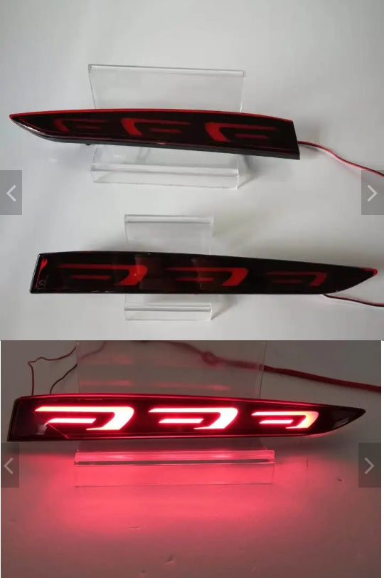 Super Bright BrakeLights for Accent 2018-2020 2PCS LED Bumper Reflector Lights Tail Lamps Reverse Light F-Type