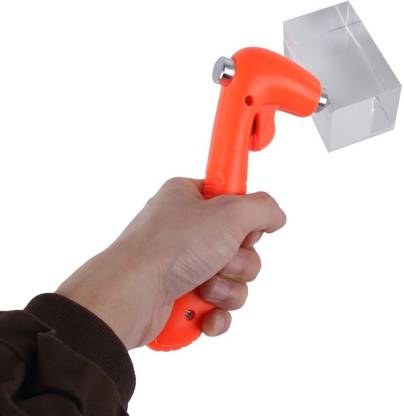 Car Safety Hammer Emergency Escape Tool with Seat Belt Cutter and Vehicle Window Glass Breaker with Light Reflective Tape
