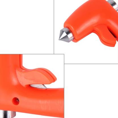Car Safety Hammer Emergency Escape Tool with Seat Belt Cutter and Vehicle Window Glass Breaker with Light Reflective Tape