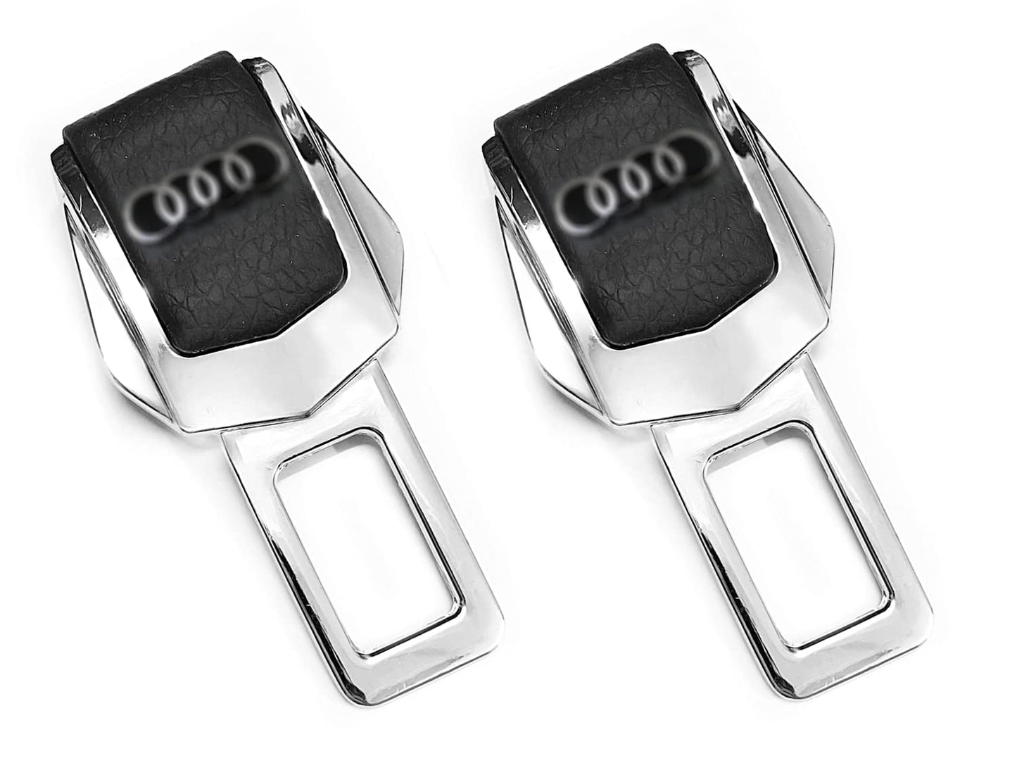 Car Safety Alarm Stopper Null Insert Seat Belt Buckle Clip for All Cars - Set of 2 Pcs