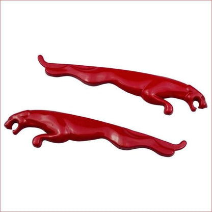 Auto 3D Metal Jaguar Leopard Emblem Logo Badge Bumper Side Sticker for Cars & Bikes