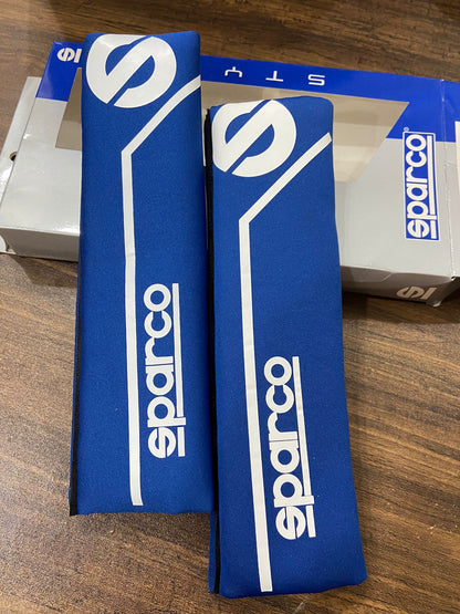Car Oxygen - Sparco Car Seat Belt Shoulder Pads (Pack of 2)