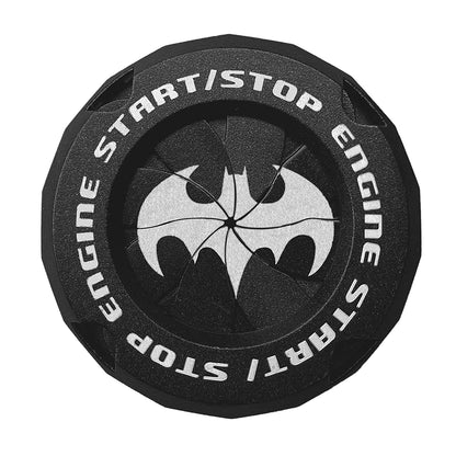 New Metal Rotatable Design Car Push to Start Stop Ignition Button Cover Interior Universal Button Decoration Ring - Aluminium Engine Start Button Cover