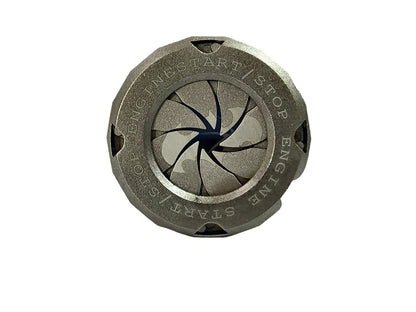 New Metal Rotatable Design Car Push to Start Stop Ignition Button Cover Interior Universal Button Decoration Ring - Aluminium Engine Start Button Cover