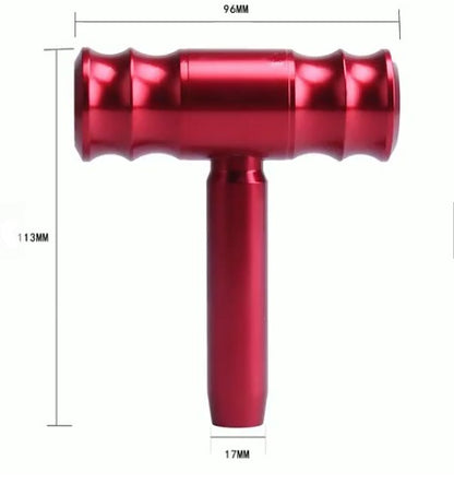 Automatic Gear Shift Knob Universal Car Shifter Lever Trd Aircraft Joystick T-Handle Hammer Handle Glossy Aluminum Alloy