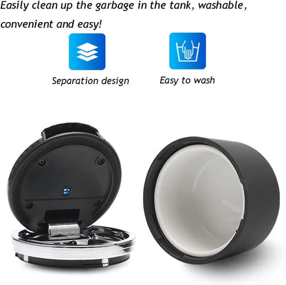 Portable Car Ashtray Applicable for BMW New 3 Series G20 2019-2021, Waterproof Flame Retardant Car Led Light Cigarette Ashtray