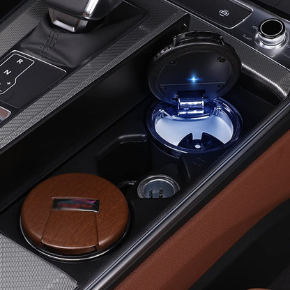 Portable Car Ashtray Applicable for BMW New 3 Series G20 2019-2021, Waterproof Flame Retardant Car Led Light Cigarette Ashtray