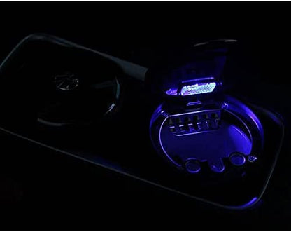 Portable Car Ashtray Applicable for BMW New 3 Series G20 2019-2021, Waterproof Flame Retardant Car Led Light Cigarette Ashtray