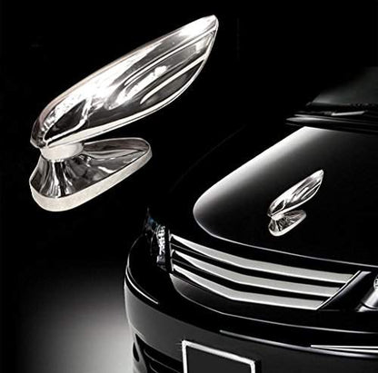 Car Front Hood Bonnet Emblem Ornament Wing Style Suit for All The Vehicles