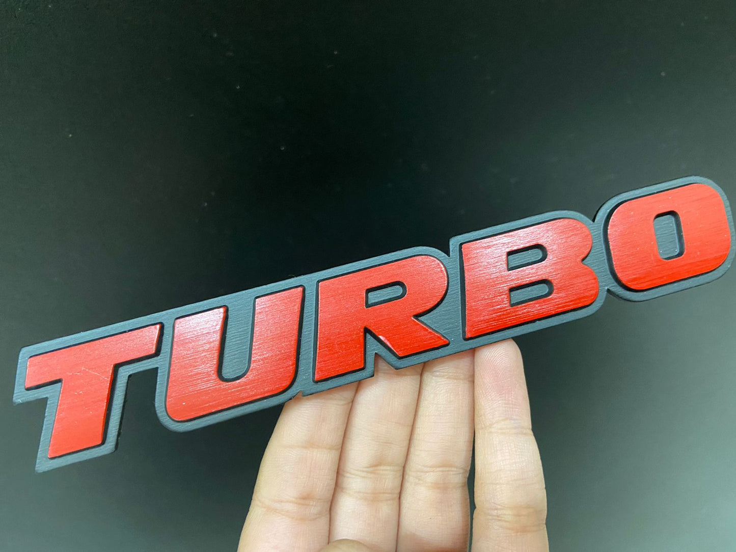 CarOxygen - 3D Turbo Silver Badge Emblem Sticker Decal for All Car